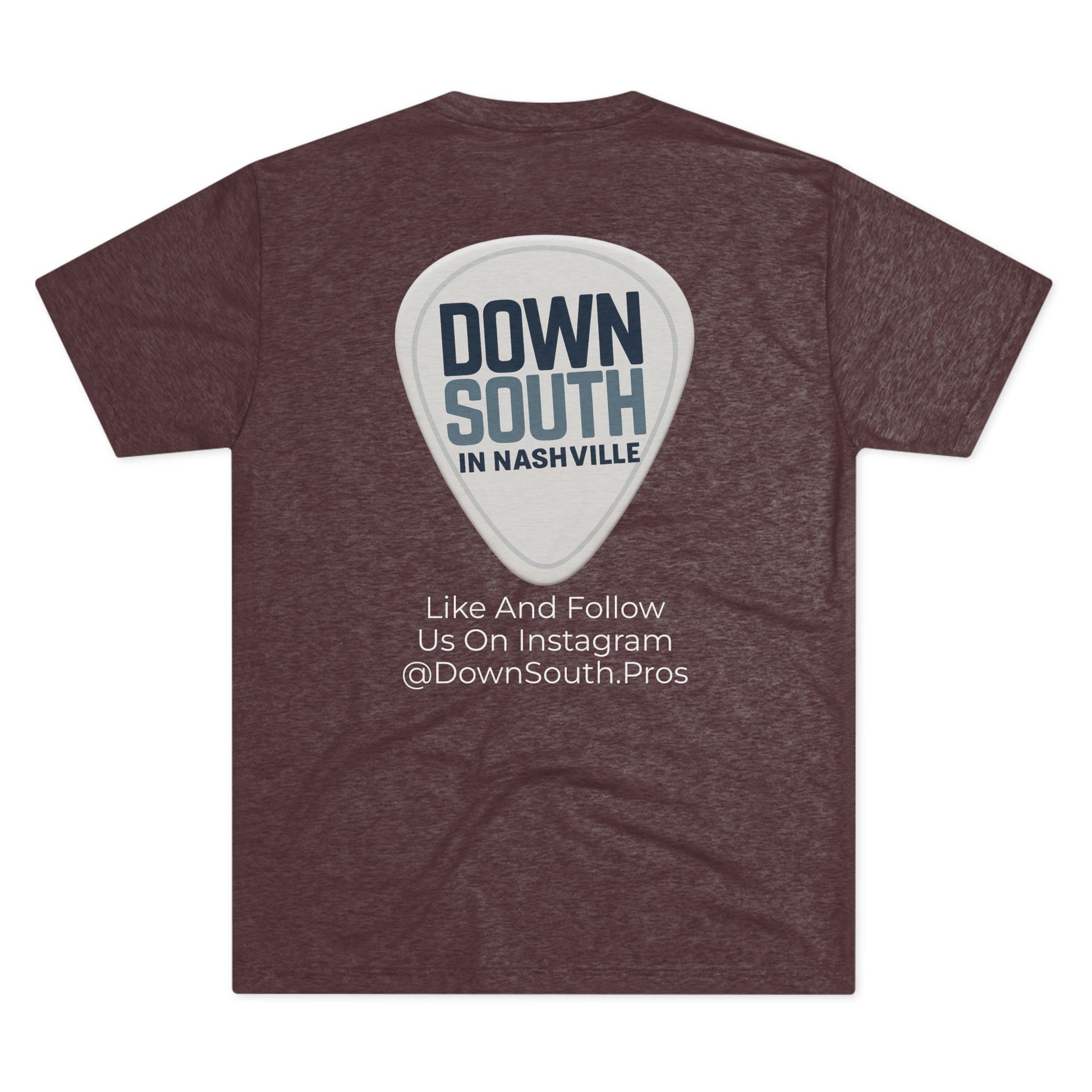 Nashville Music Tee, Unisex Tri-Blend Crew Shirt, Southern Style T-Shirt, Graphic Tee for Music Lovers, Nashville Souvenir Shirt