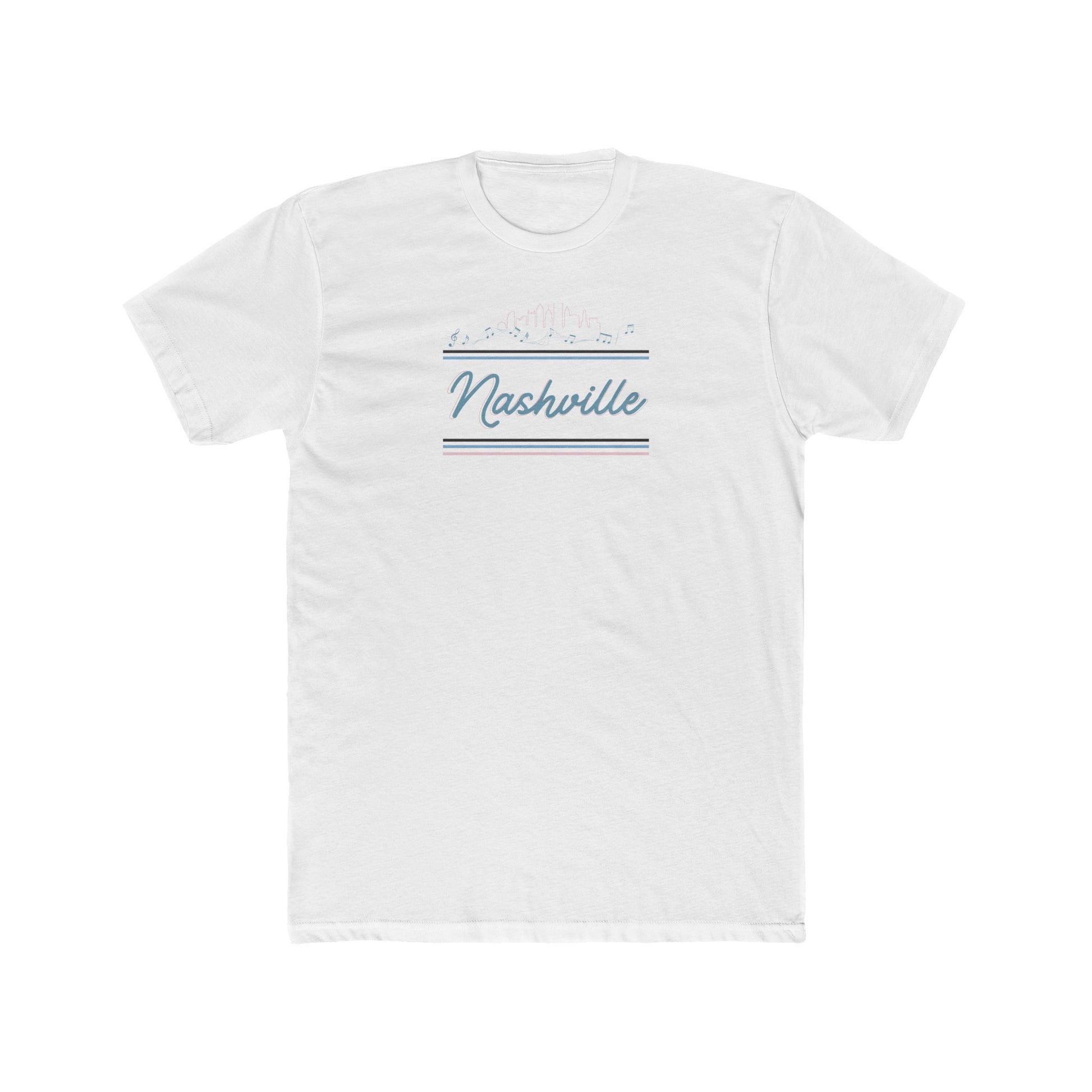Nashville Unisex Cotton Crew Tee, Casual Tee, Souvenir Shirt, Gift for Travelers, Music City T-shirt