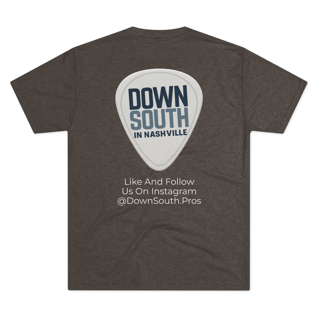 Nashville Music Tee, Unisex Tri-Blend Crew Shirt, Southern Style T-Shirt, Graphic Tee for Music Lovers, Nashville Souvenir Shirt