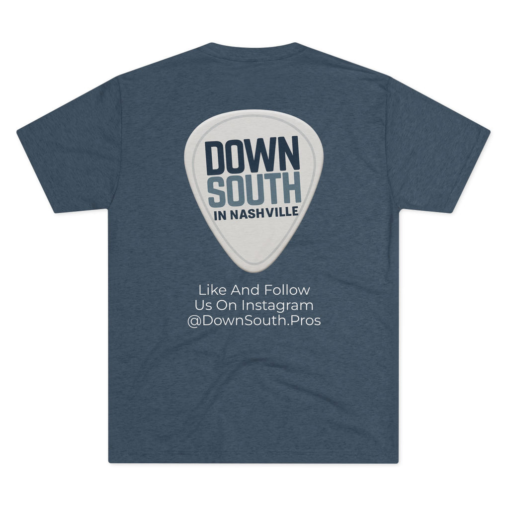 Nashville Music Tee, Unisex Tri-Blend Crew Shirt, Southern Style T-Shirt, Graphic Tee for Music Lovers, Nashville Souvenir Shirt
