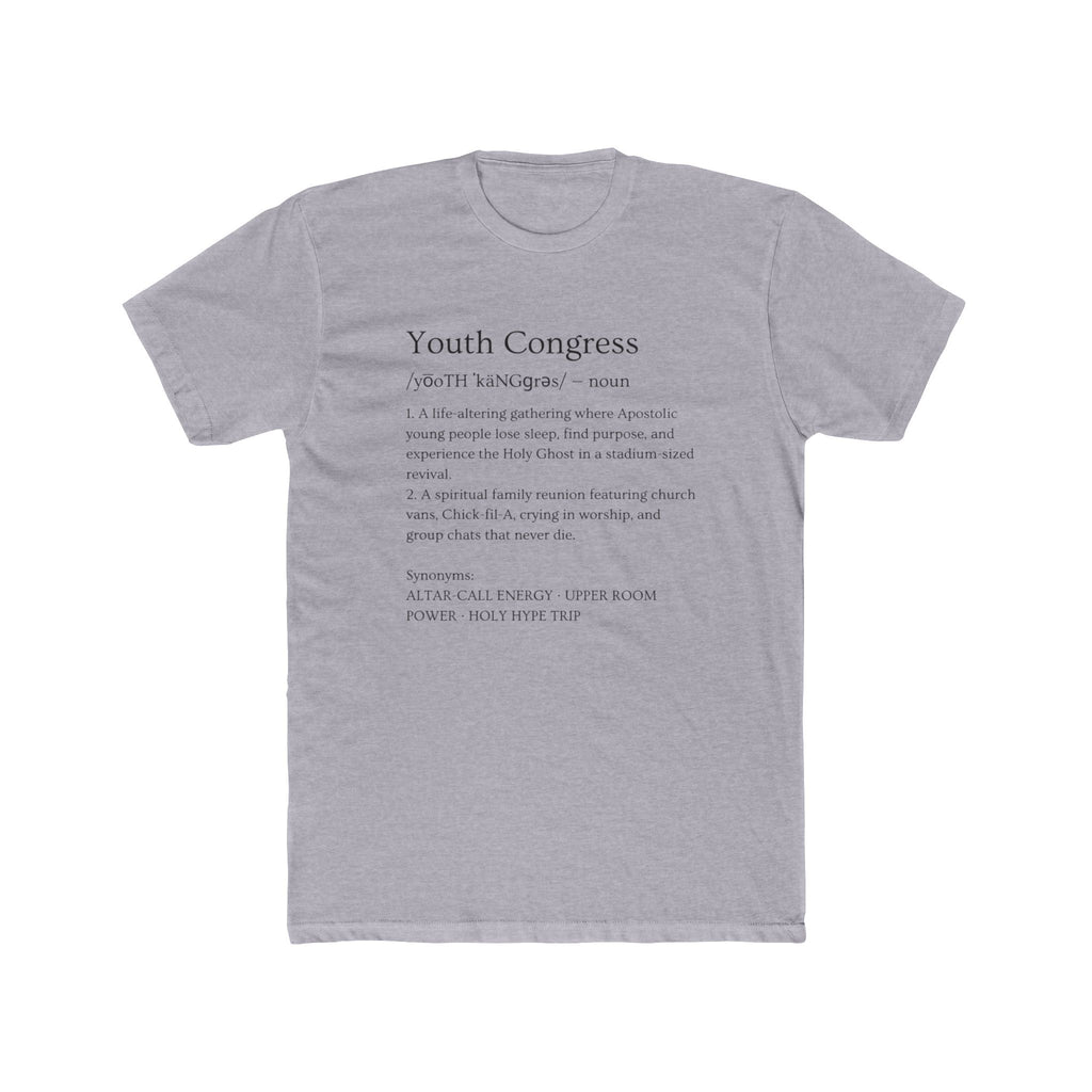 Youth Congress Unisex Cotton Crew Tee, Casual T-Shirt, Inspirational Gift, Activist Apparel, Political Event Tee, Everyday Wear