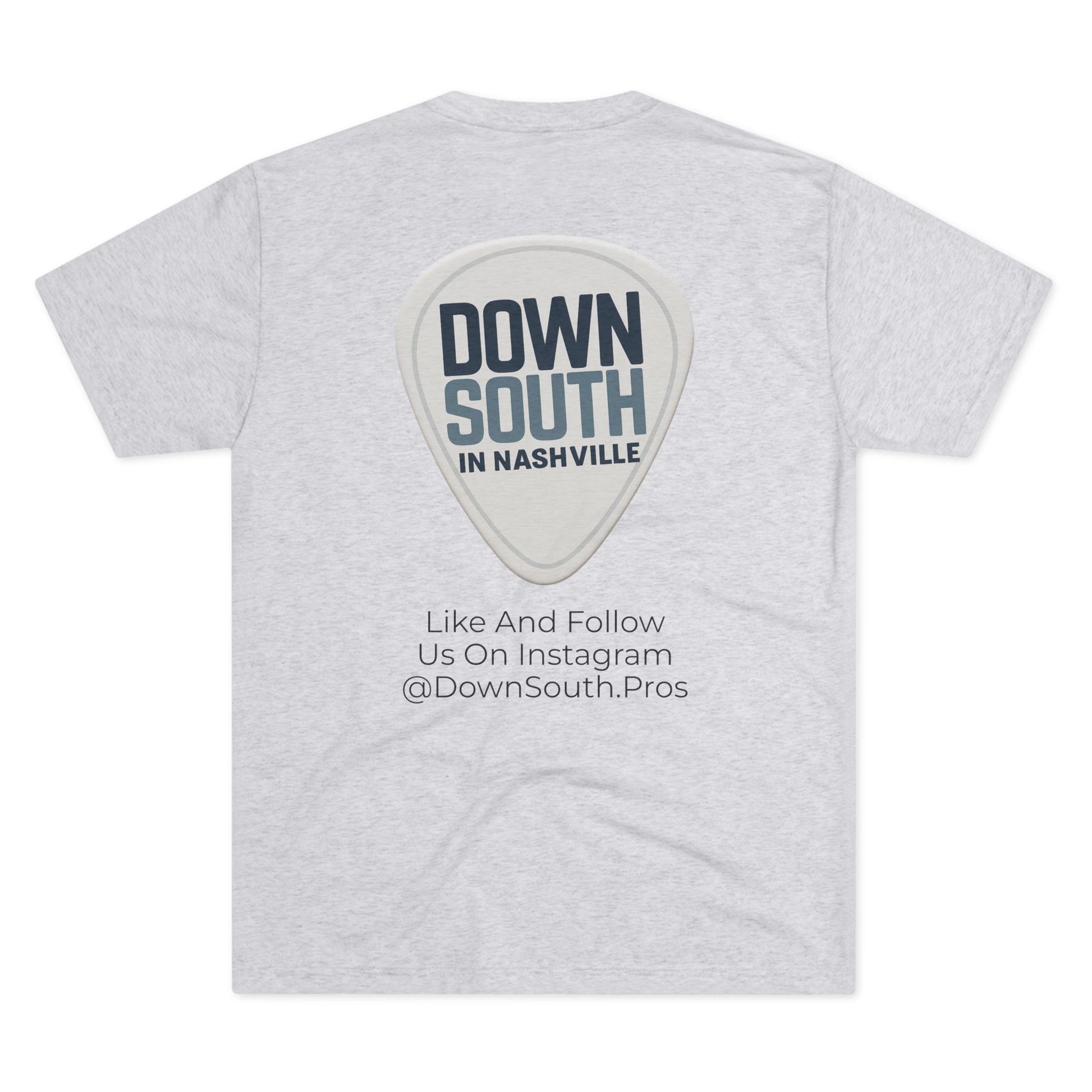 Nashville Music Tee, Unisex Tri-Blend Crew Shirt, Southern Style T-Shirt, Graphic Tee for Music Lovers, Nashville Souvenir Shirt