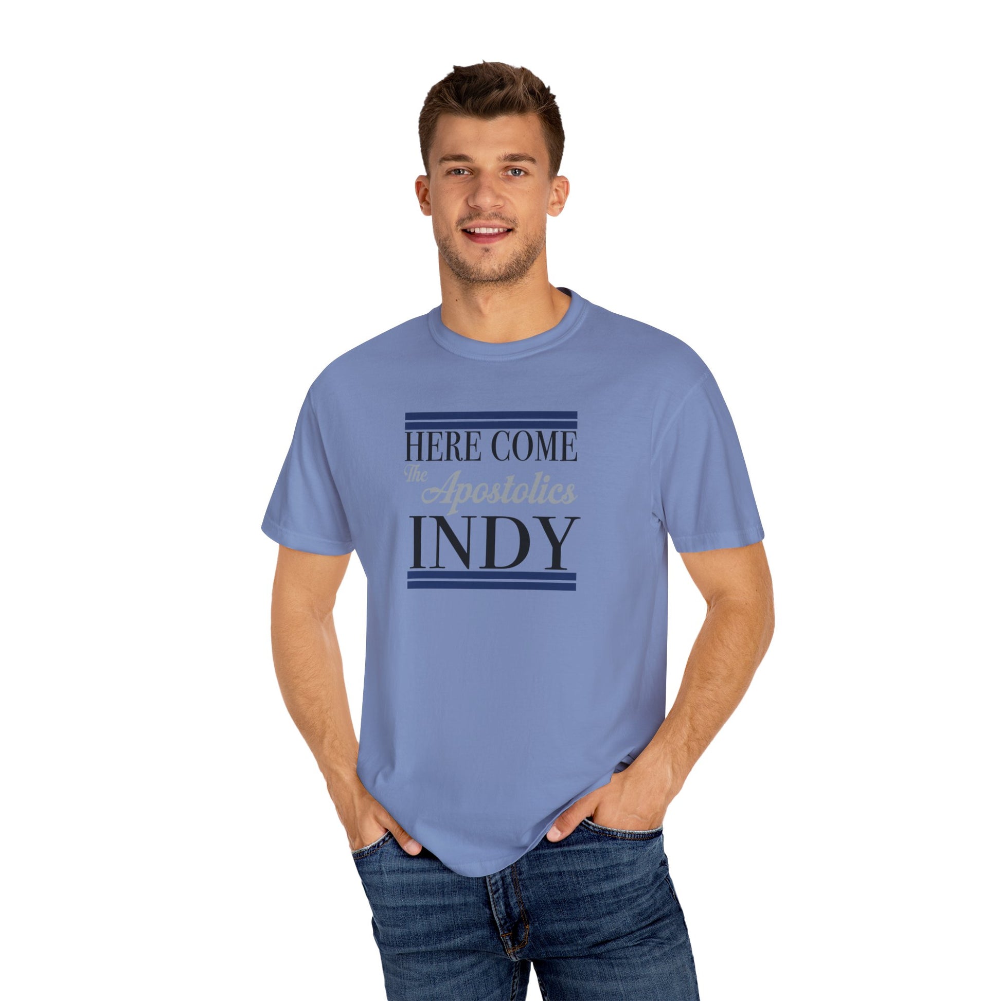Here Come the Apostolics T-Shirt - Garment-Dyed, Unisex Tee for Community Events, Church Gatherings, Gift for Apostolic Friends, [...]