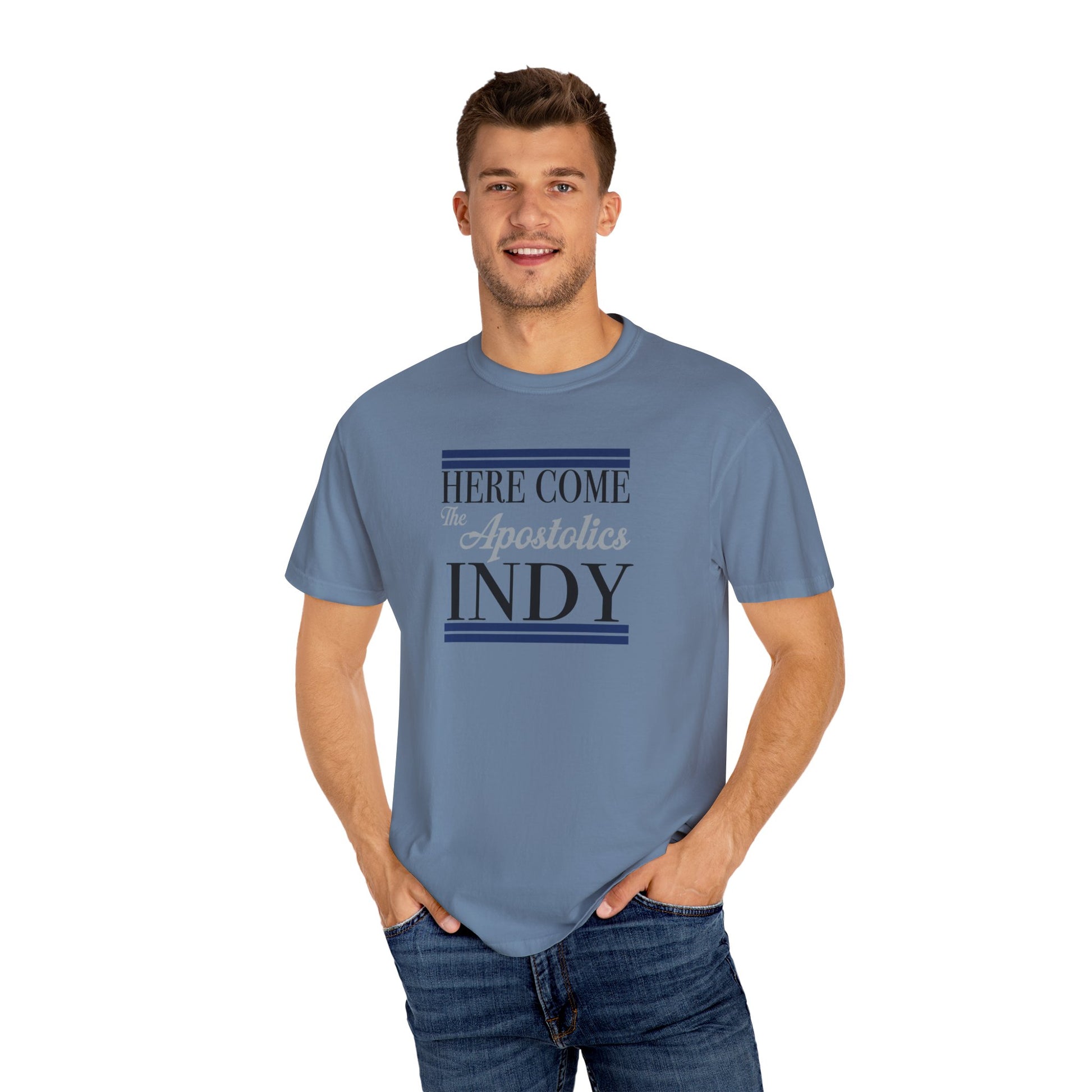 Here Come the Apostolics T-Shirt - Garment-Dyed, Unisex Tee for Community Events, Church Gatherings, Gift for Apostolic Friends, [...]
