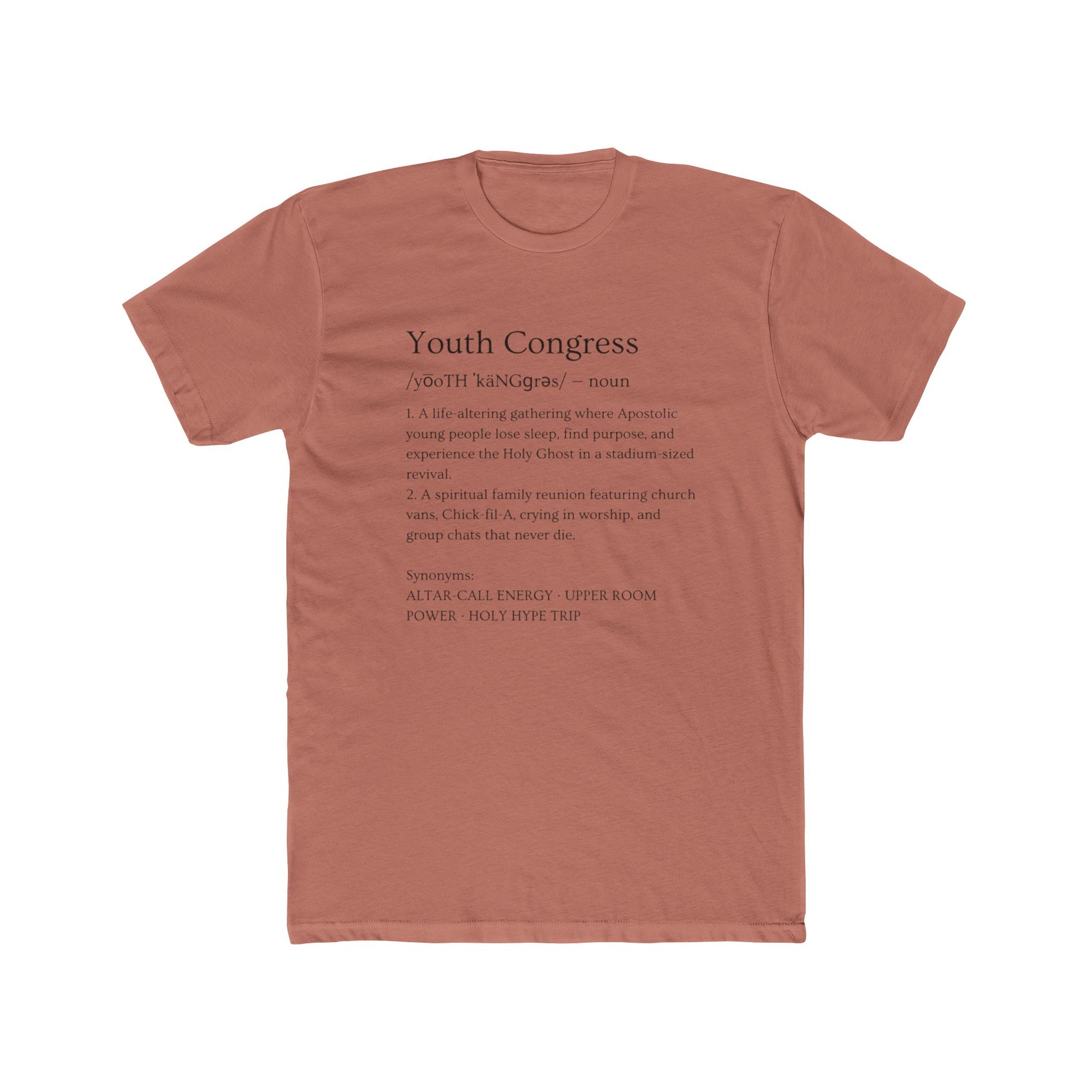 Youth Congress Unisex Cotton Crew Tee, Casual T-Shirt, Inspirational Gift, Activist Apparel, Political Event Tee, Everyday Wear
