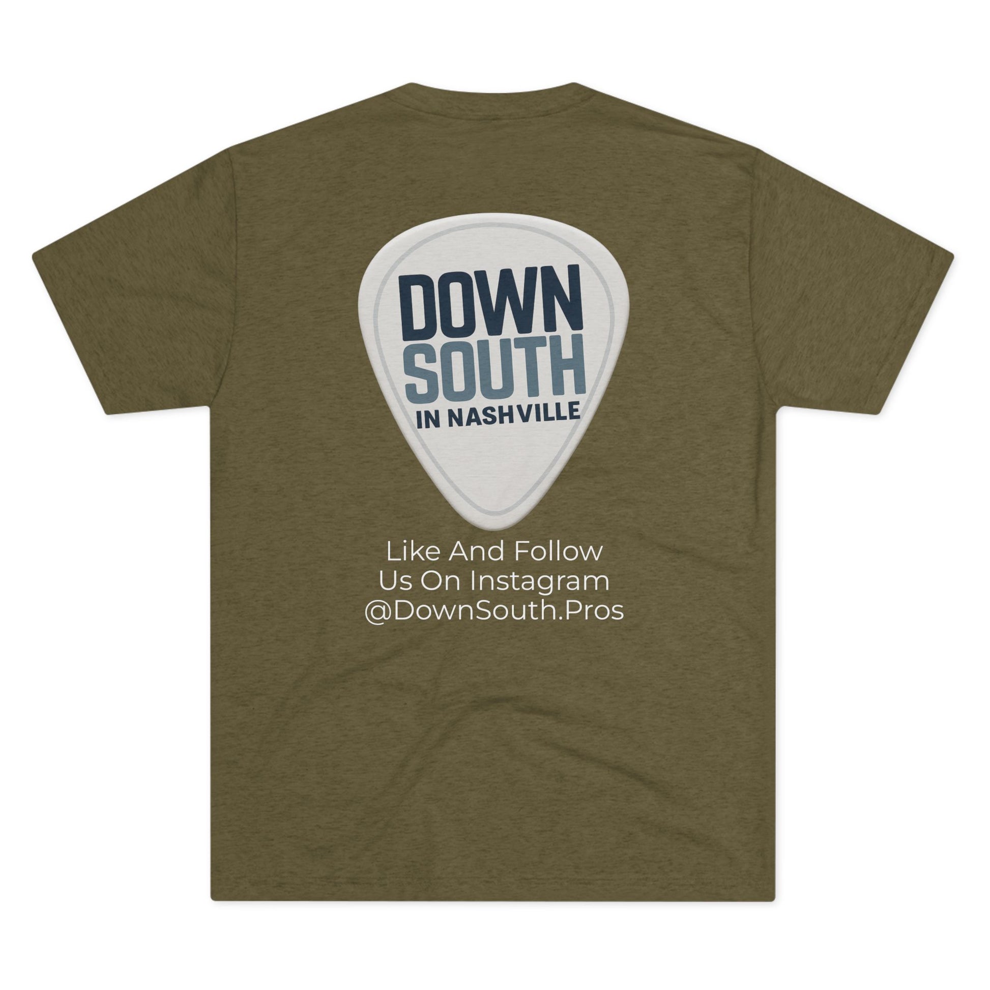 Nashville Music Tee, Unisex Tri-Blend Crew Shirt, Southern Style T-Shirt, Graphic Tee for Music Lovers, Nashville Souvenir Shirt