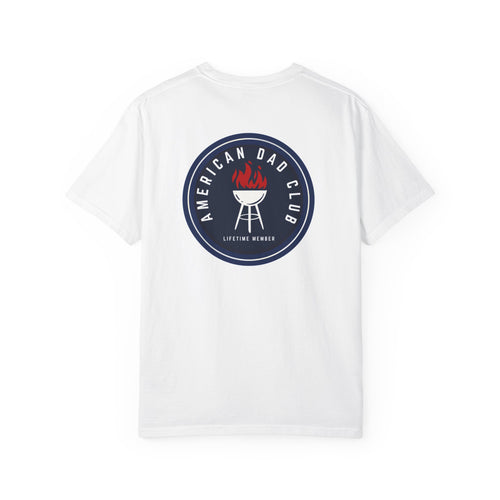 American Dad Club T-Shirt, Comfortable Unisex Tee for Fathers Day, BBQ Lovers, Casual Wear, Gift for Dads, Patriotic Shirt