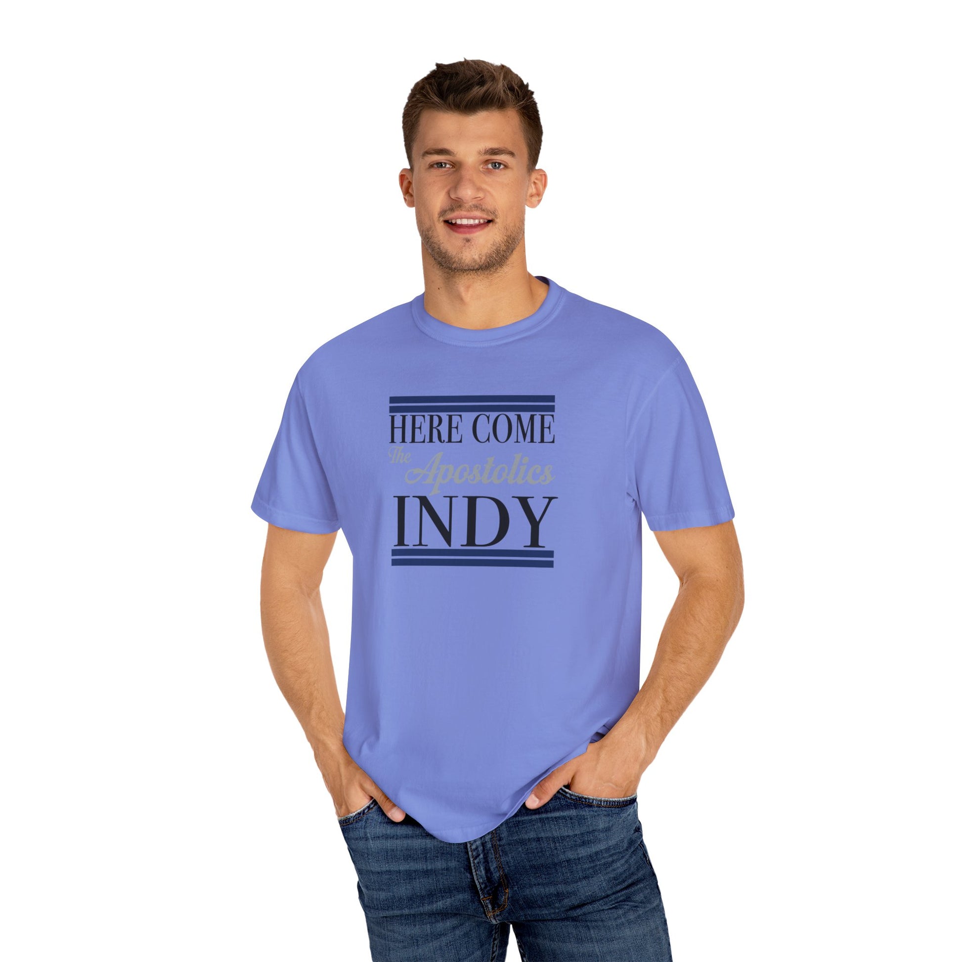 Here Come the Apostolics T-Shirt - Garment-Dyed, Unisex Tee for Community Events, Church Gatherings, Gift for Apostolic Friends, [...]