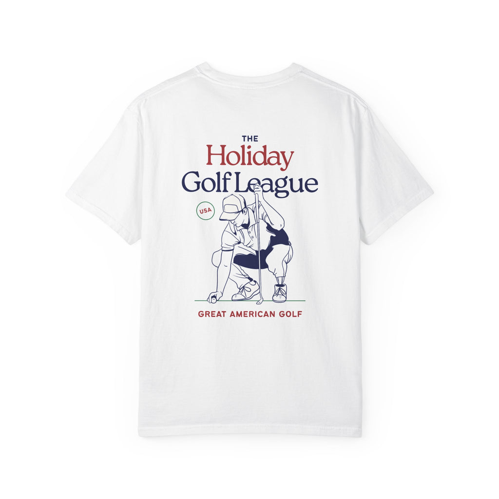 Holiday Golf League T-Shirt, Unisex Tee, Golf Lover Gift, Casual Summer Apparel, Golfer's Birthday Present, Sportswear