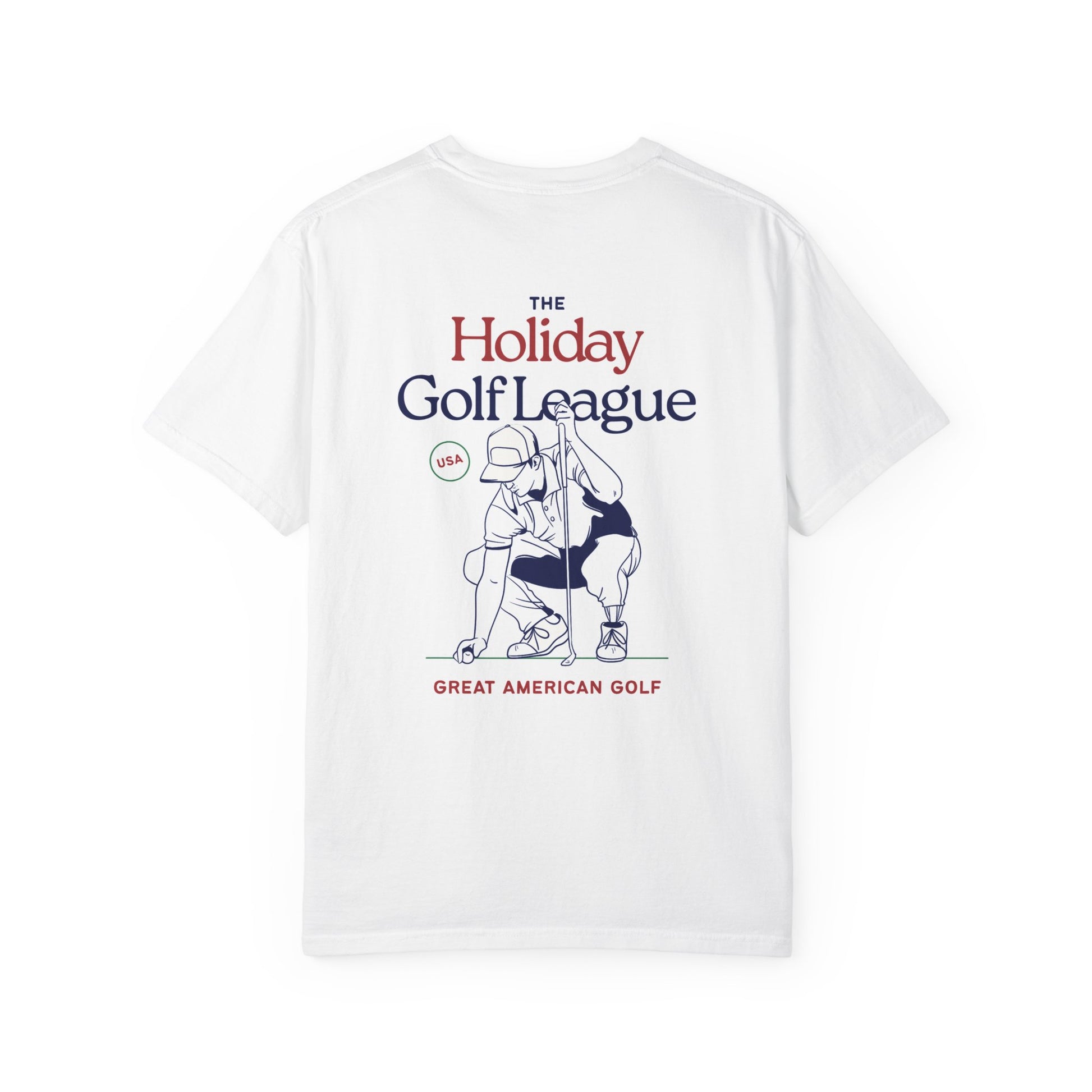 Holiday Golf League T-Shirt, Unisex Tee, Golf Lover Gift, Casual Summer Apparel, Golfer's Birthday Present, Sportswear