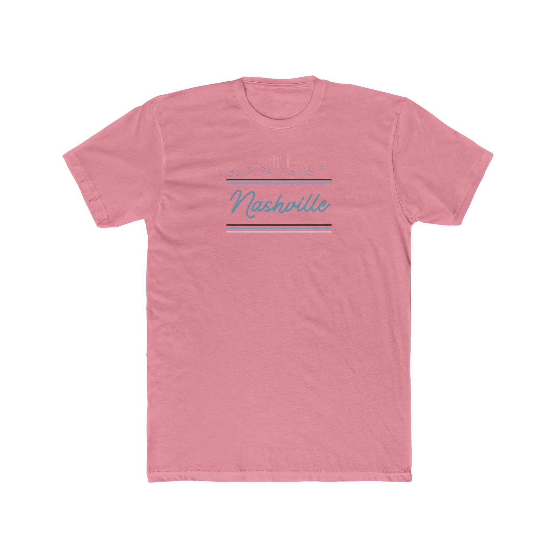 Nashville Unisex Cotton Crew Tee, Casual Tee, Souvenir Shirt, Gift for Travelers, Music City T-shirt