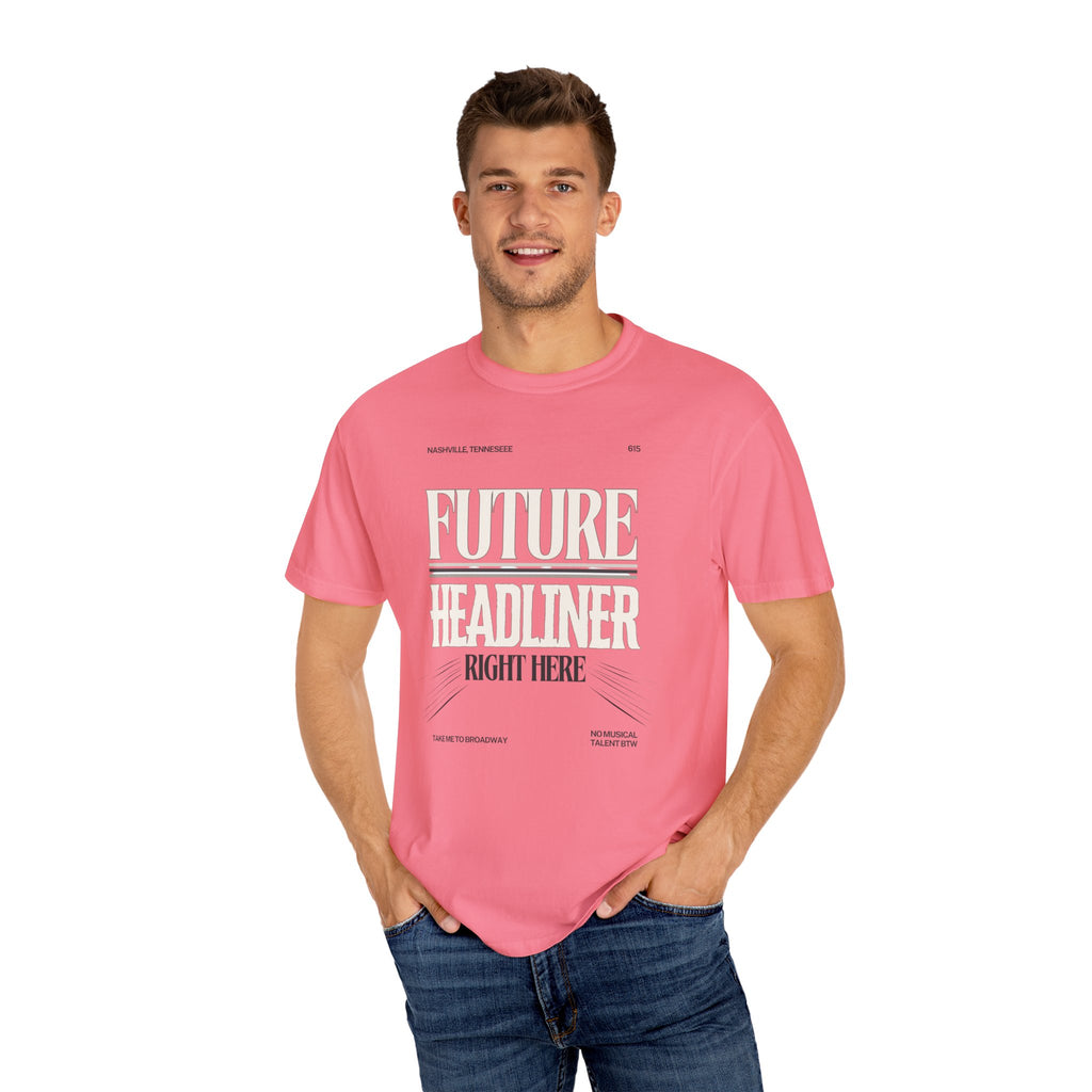 Future Headliner Unisex T-Shirt, Contemporary Fashion Tee, Gift for Music Lovers, Casual Wear, Trendy Graphic Shirt, Iconic Style