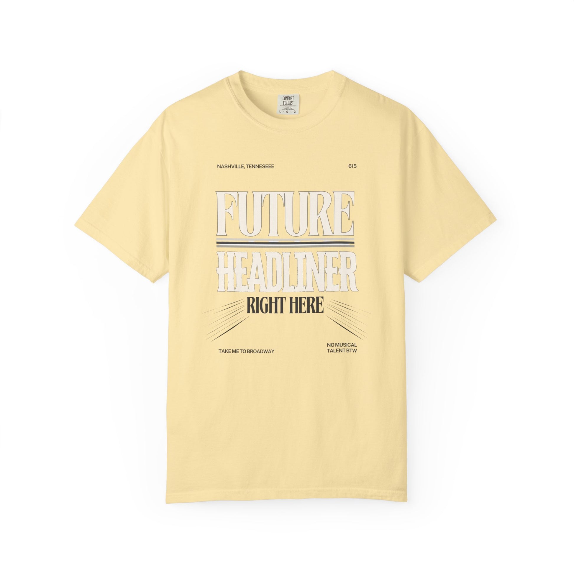 Future Headliner Unisex T-Shirt, Contemporary Fashion Tee, Gift for Music Lovers, Casual Wear, Trendy Graphic Shirt, Iconic Style