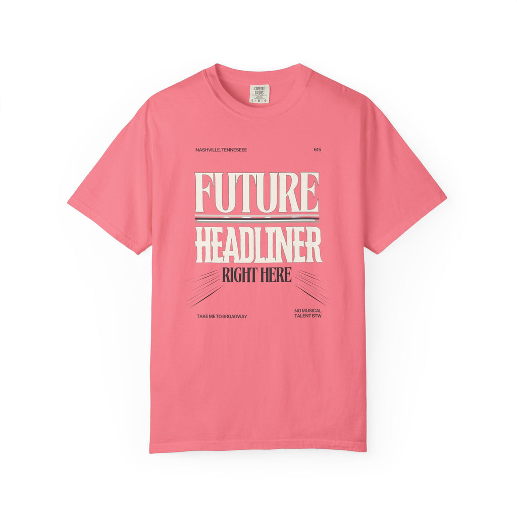 Future Headliner Unisex T-Shirt, Contemporary Fashion Tee, Gift for Music Lovers, Casual Wear, Trendy Graphic Shirt, Iconic Style