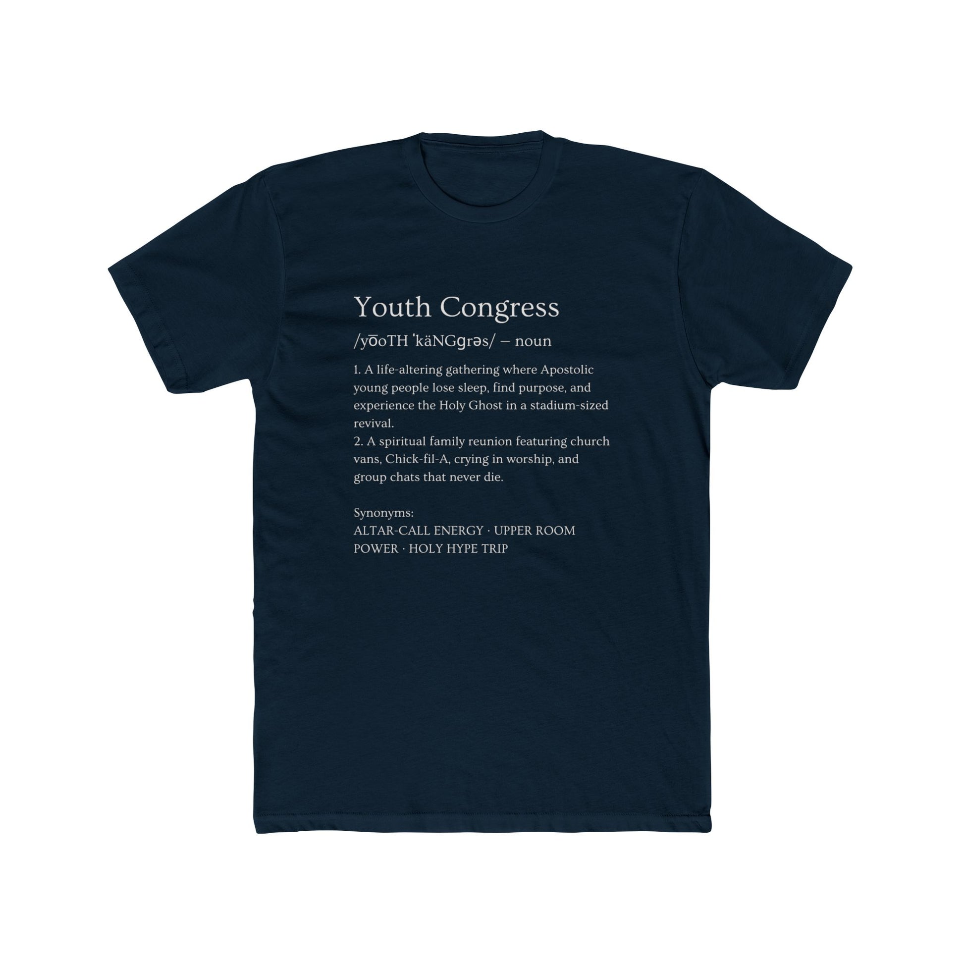 Youth Congress Unisex Cotton Crew Tee, Casual T-Shirt, Inspirational Gift, Activist Apparel, Political Event Tee, Everyday Wear