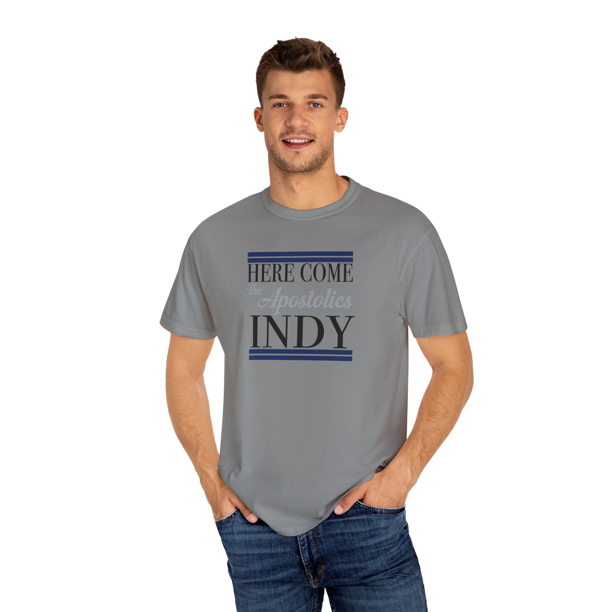 Here Come the Apostolics T-Shirt - Garment-Dyed, Unisex Tee for Community Events, Church Gatherings, Gift for Apostolic Friends, [...]