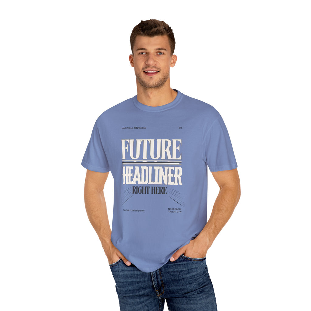 Future Headliner Unisex T-Shirt, Contemporary Fashion Tee, Gift for Music Lovers, Casual Wear, Trendy Graphic Shirt, Iconic Style