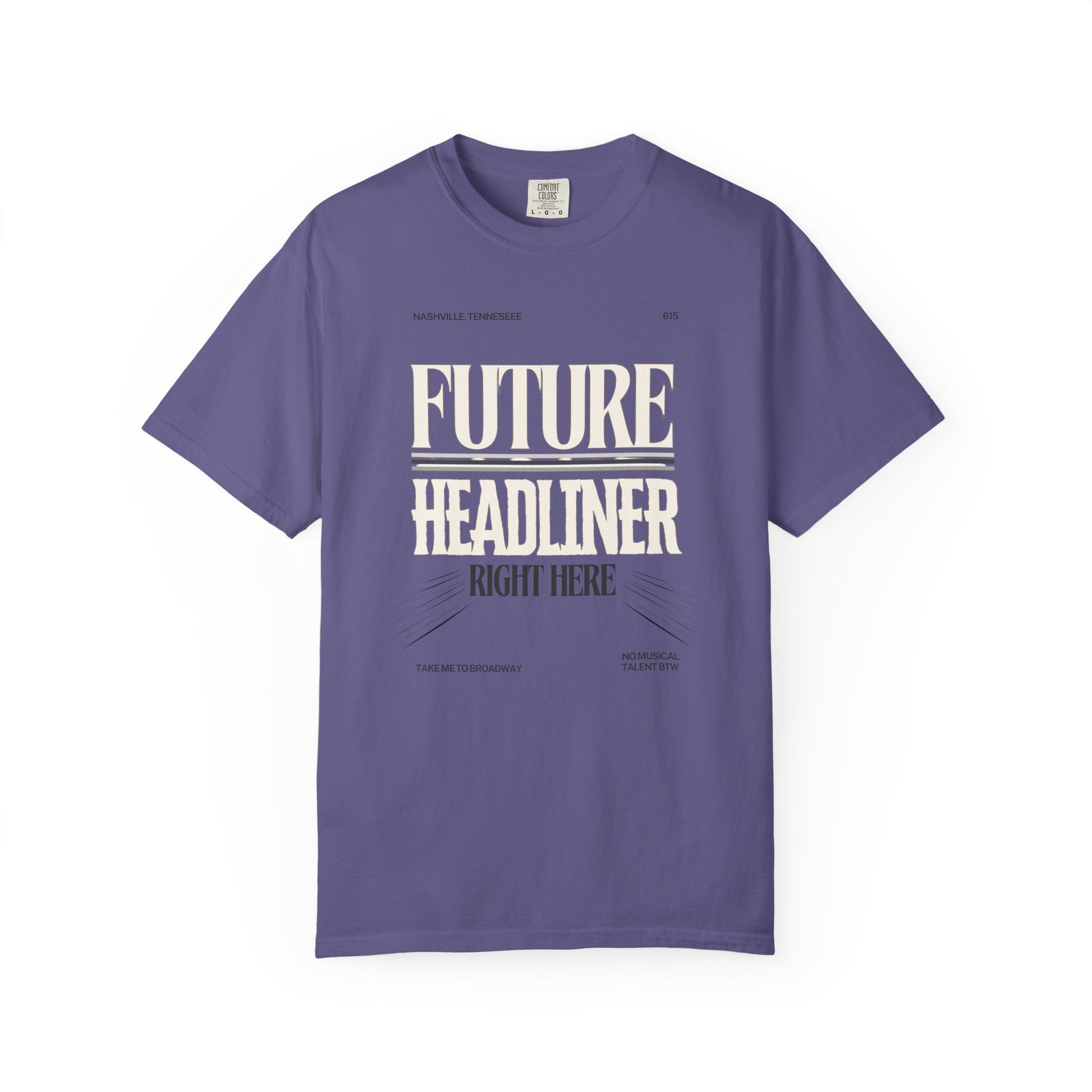 Future Headliner Unisex T-Shirt, Contemporary Fashion Tee, Gift for Music Lovers, Casual Wear, Trendy Graphic Shirt, Iconic Style